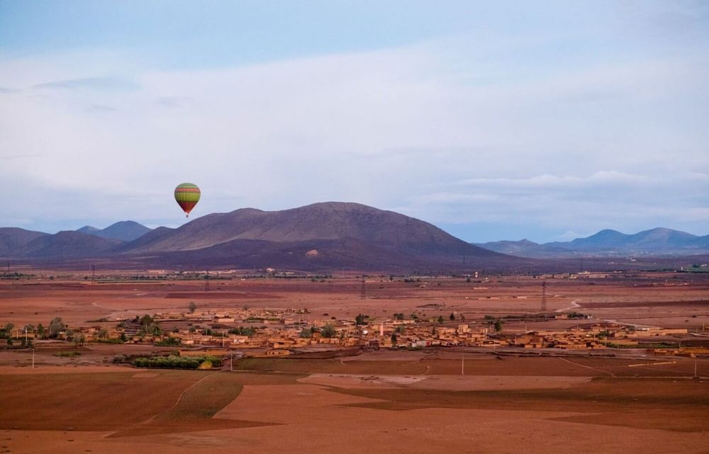 Vol en montgolfière au dessus de Marrakech