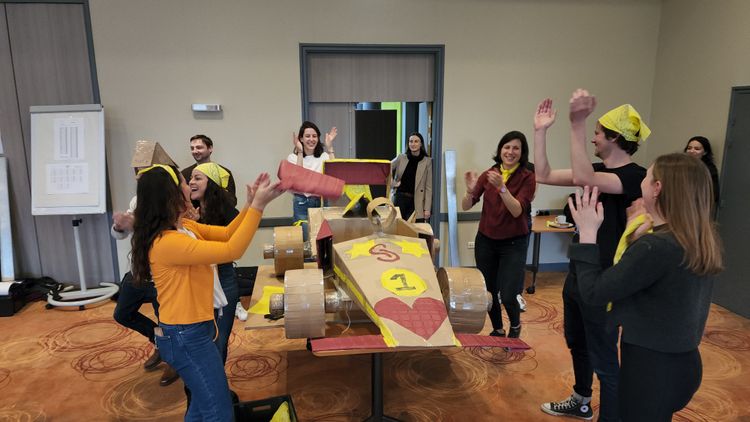 A successful team-building event!