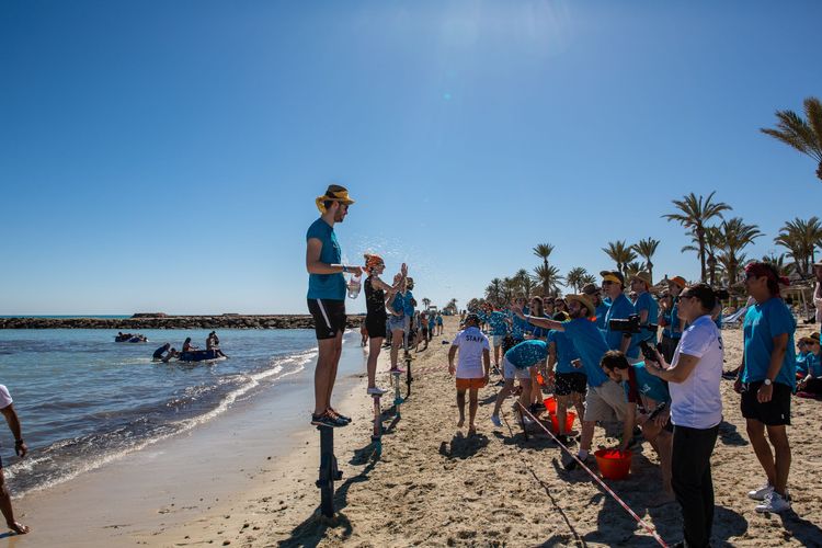 The Survivor Challenge on the Beach