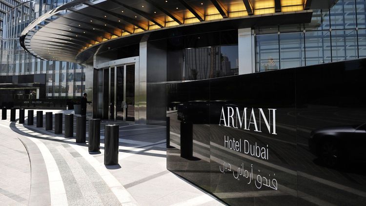 Armani Hotel Dubai — vue panoramique Downtown Dubai depuis le Burj Khalifa