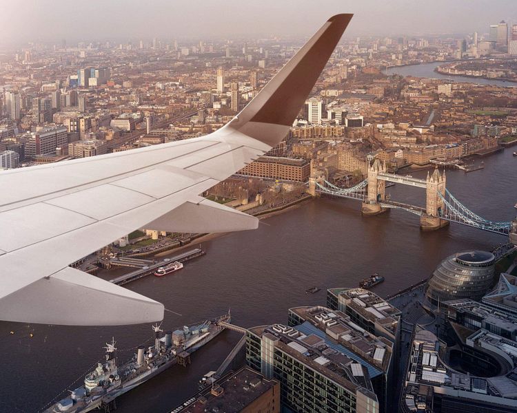 Directs filights from london