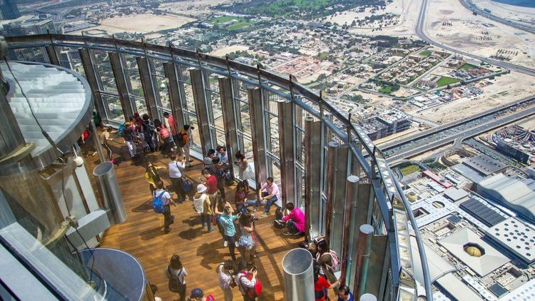 Visite de la tour Burj Khalifa