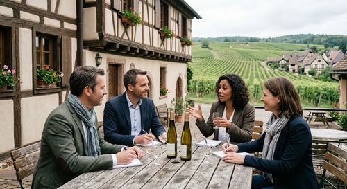 Corporate seminar in Alsace: Wine Route and cultural team building
